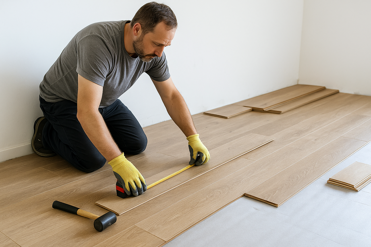 Oklahoma City hardwood flooring installation process