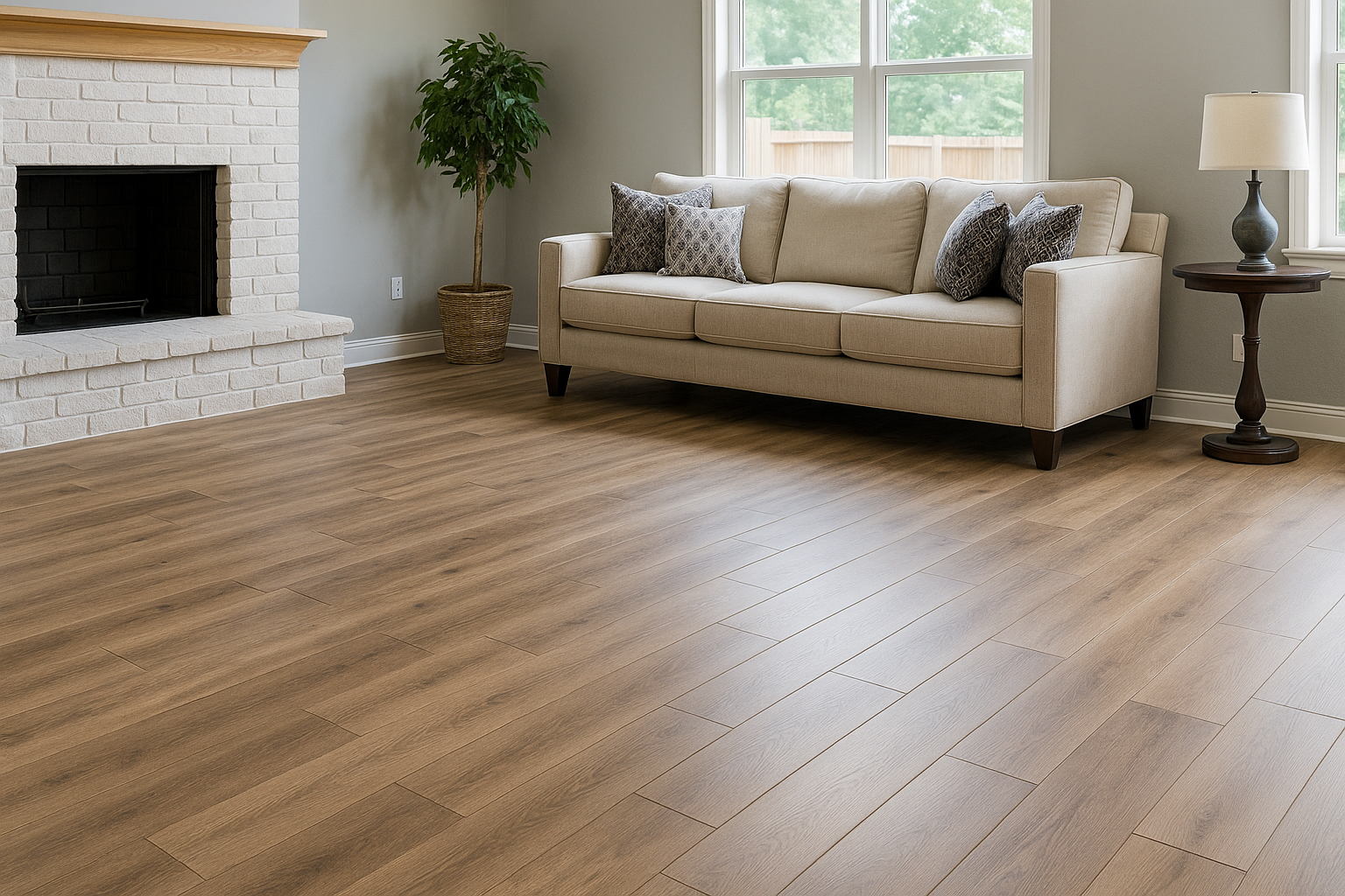 Oklahoma City wood-look laminate flooring